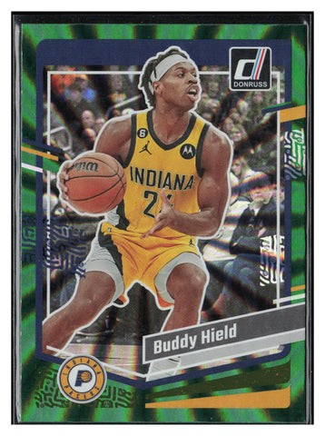 2023-24 Donruss #109 Buddy Hield Green Laser Holo