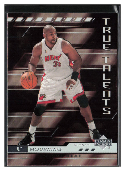 2000-01 Upper Deck #TT4 Alonzo Mourning True Talents