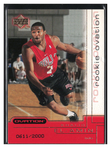 2000-01 Upper Deck Ovation #88 Khalid El-Amin #/2000