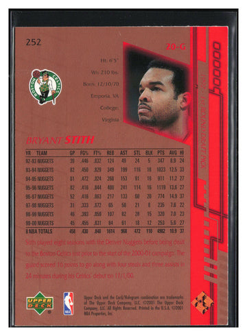 
2000-01 Upper Deck #252 Bryant Stith
