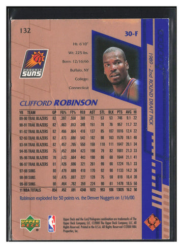 
2000-01 Upper Deck #132 Clifford Robinson