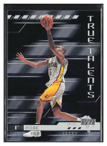 2000-01 Upper Deck #TT2 Jalen Rose True Talents