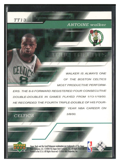 2000-01 Upper Deck #TT13 Antoine Walker True Talents