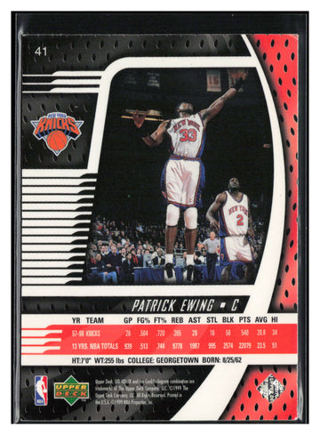 
1998-99 Upper Deck Ionix #41 Patrick Ewing