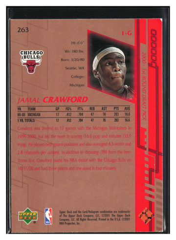 
2000-01 Upper Deck #263 Jamal Crawford