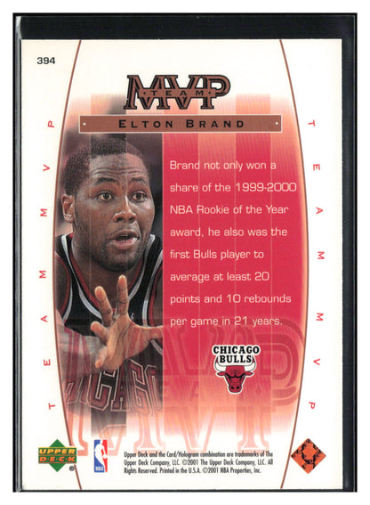 2000-01 Upper Deck #394 Elton Brand