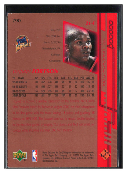 2000-01 Upper Deck #290 Danny Fortson
