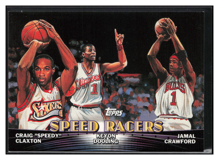 00-01 Topps #TC8 Speedy Claxton/Keyon Dooling/Jamal Crawford Topps Combos Series