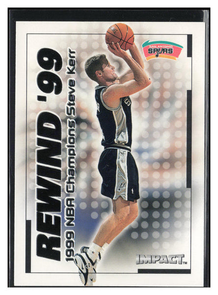 1999-00 SkyBox Impact #11 RN Steve Kerr Rewind '99