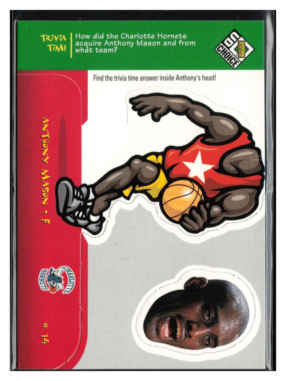 #14 Anthony Mason Upper Deck Trivia Time