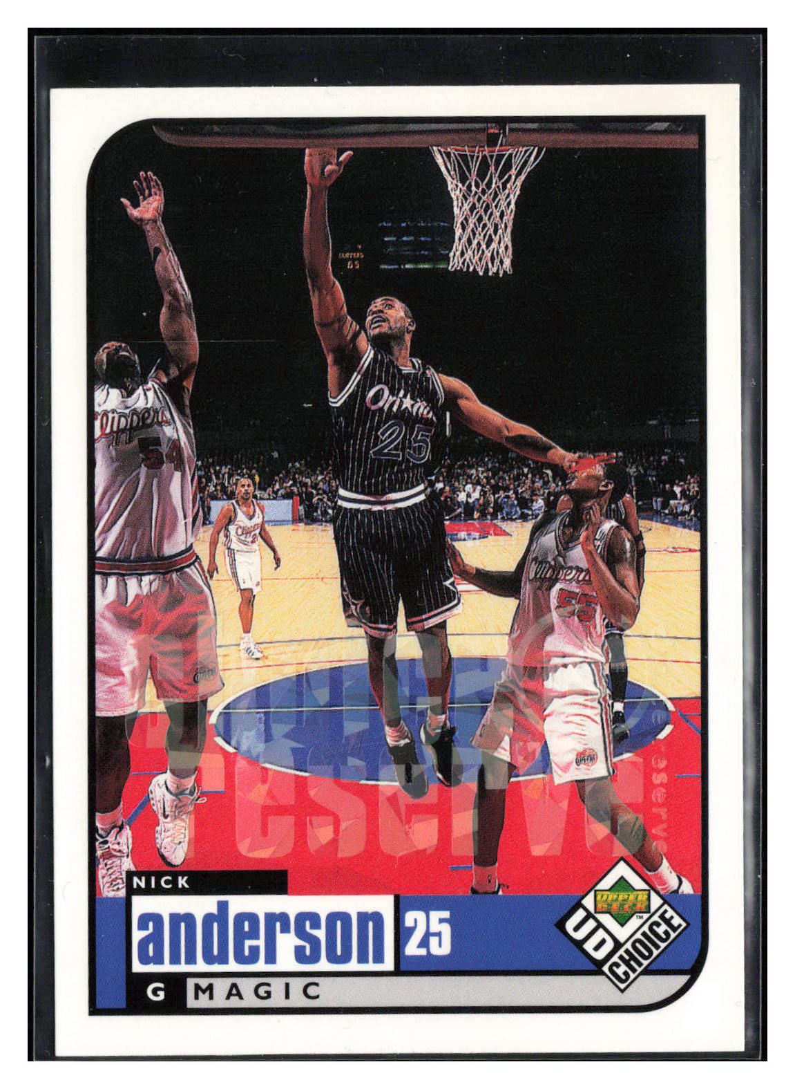 1998-99 UD Choice #101 Nick Anderson Choice Reserve