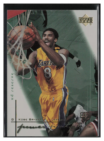 2000-01 UD Reserve #PW6 Kobe Bryant Power Portfolios