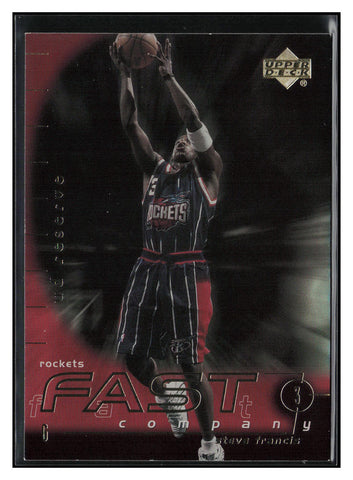 2000-01 UD Reserve #FC1 Steve Francis Fast Company