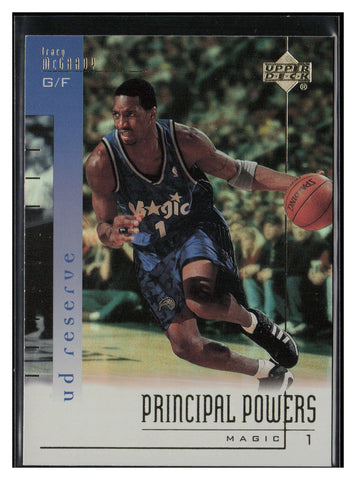 2000-01 UD Reserve #PP6 Tracy McGrady Principal Powers