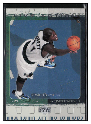 2000-01 Upper Deck #LA1 Kevin Garnett Live Action