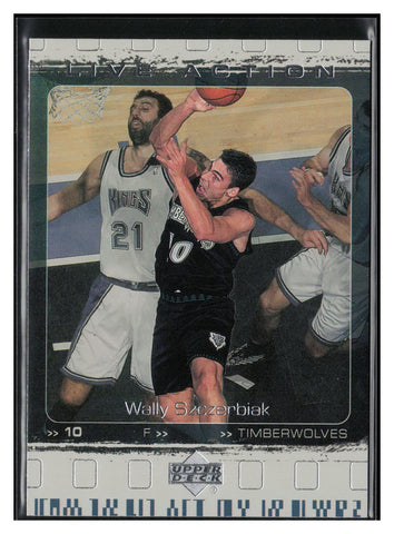 2000-01 Upper Deck #LA7 Wally Szczerbiak Live Action