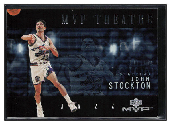 2000-01 Upper Deck MVP #M5 John Stockton MVP Theatre