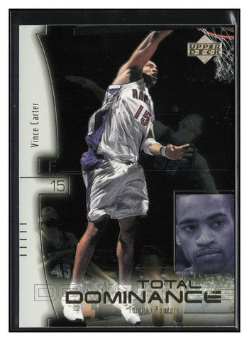 2000-01 Upper Deck #TD7 Vince Carter Total Dominance