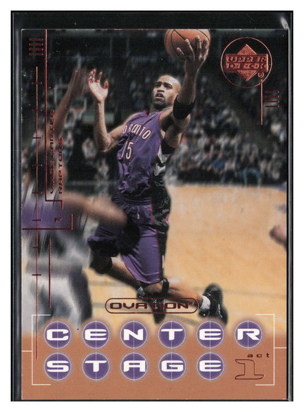 2000-01 Upper Deck Ovation #CS5 Vince Carter Center Stage