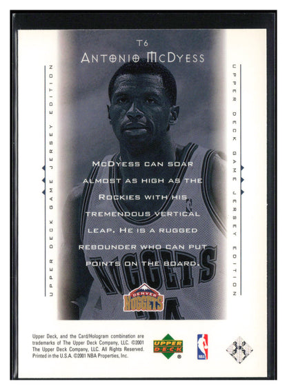 2000-01 Upper Deck #T6 Antonio McDyess Touch the Sky