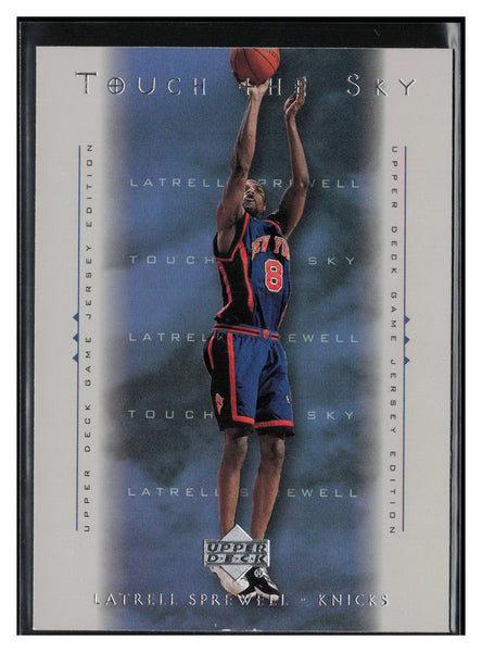 2000-01 Upper Deck #T8 Latrell Sprewell Touch the Sky