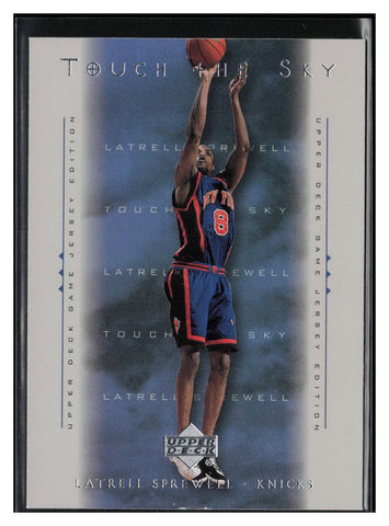 2000-01 Upper Deck #T8 Latrell Sprewell Touch the Sky