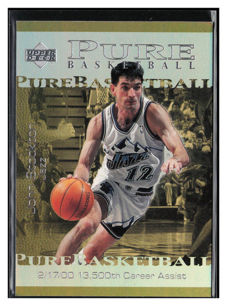 2000-01 Upper Deck #PB5 John Stockton Pure Basketball