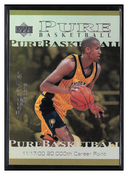 2000-01 Upper Deck #PB8 Reggie Miller Pure Basketball