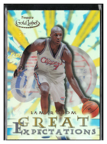 2000-01 Topps Gold Label #GE7 Lamar Odom Great Expectations