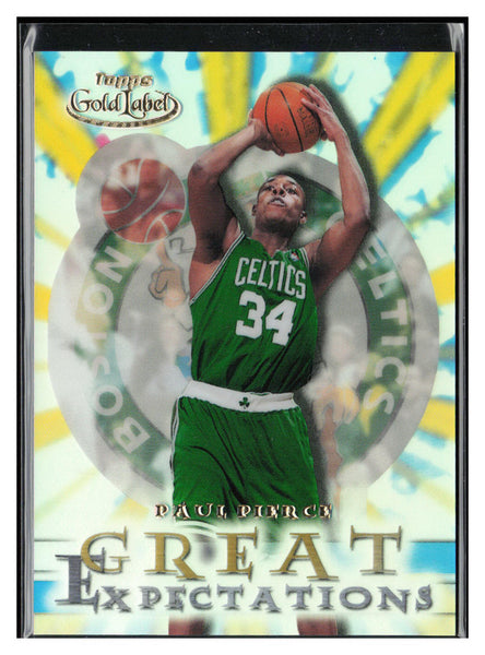 2000-01 Topps Gold Label #GE6 Paul Pierce Great Expectations