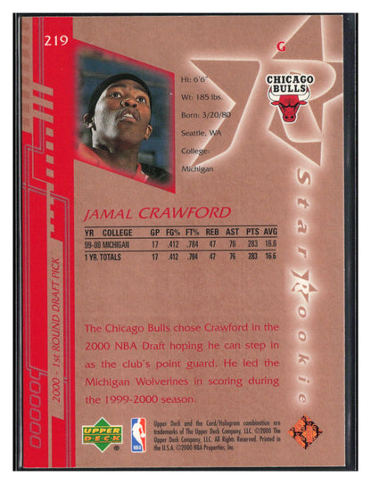 2000-01 Upper Deck #219 Jamal Crawford