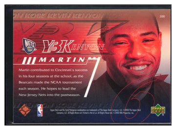 
2000-01 Upper Deck #200 Kenyon Martin