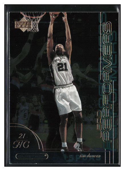 2000-01 Upper Deck Ovation #LP11 Tim Duncan Lead Performers