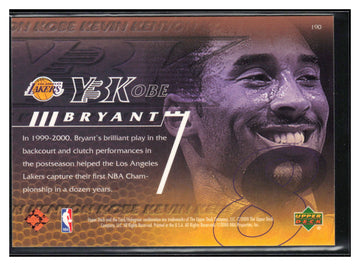 
2000-01 Upper Deck #190 Kobe Bryant