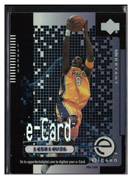 2000-01 Upper Deck #EC1 Kobe Bryant e-Cards (Series Two)