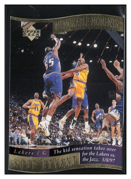 1997-98 Collector's Choice #4 Kobe Bryant Memorable Moments