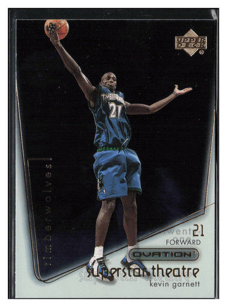 2000-01 Upper Deck Ovation #S7 Kevin Garnett Superstar Theatre