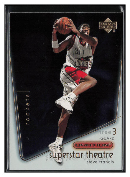 2000-01 Upper Deck Ovation #S4 Steve Francis Superstar Theatre