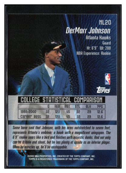2000-01 Topps #NL20 DerMarr Johnson No Limit