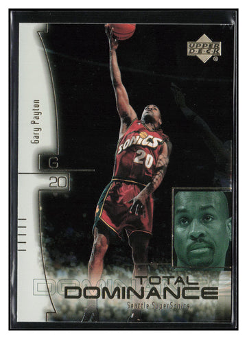 
2000-01 Upper Deck #TD2 Gary Payton Total Dominance