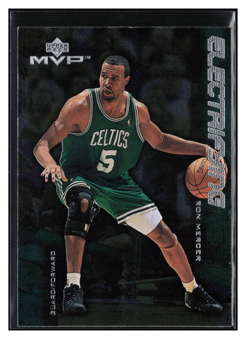 1999-00 Upper Deck MVP #E4 Ron Mercer Electrifying