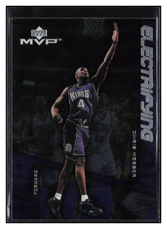 1999-00 Upper Deck MVP #E14 Chris Webber Electrifying