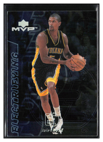 
2000-01 Upper Deck MVP #E4 Jalen Rose Electrifying