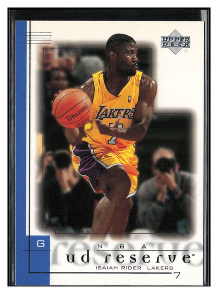 2000-01 UD Reserve #39 Isaiah Rider