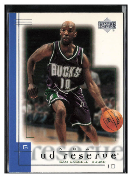 2000-01 UD Reserve #47 Sam Cassell