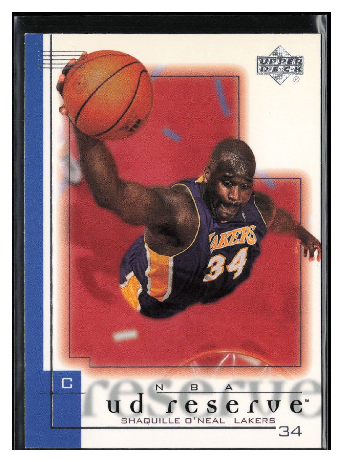 2000-01 UD Reserve #37 Shaquille O'Neal