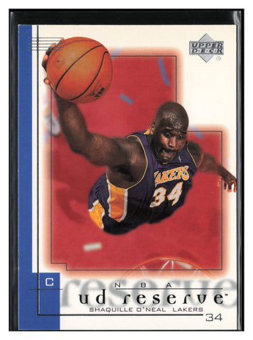 2000-01 UD Reserve #37 Shaquille O'Neal