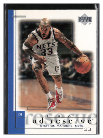 2000-01 UD Reserve #52 Stephon Marbury