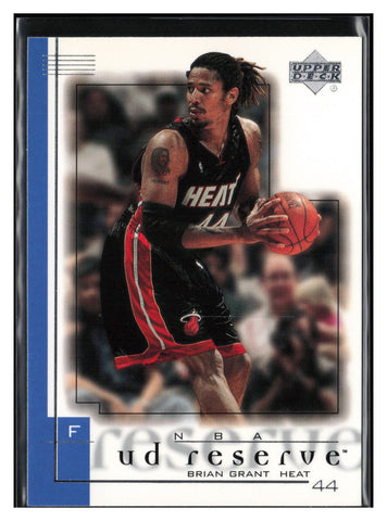 2000-01 UD Reserve #43 Brian Grant