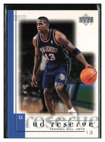 2000-01 UD Reserve #54 Kendall Gill